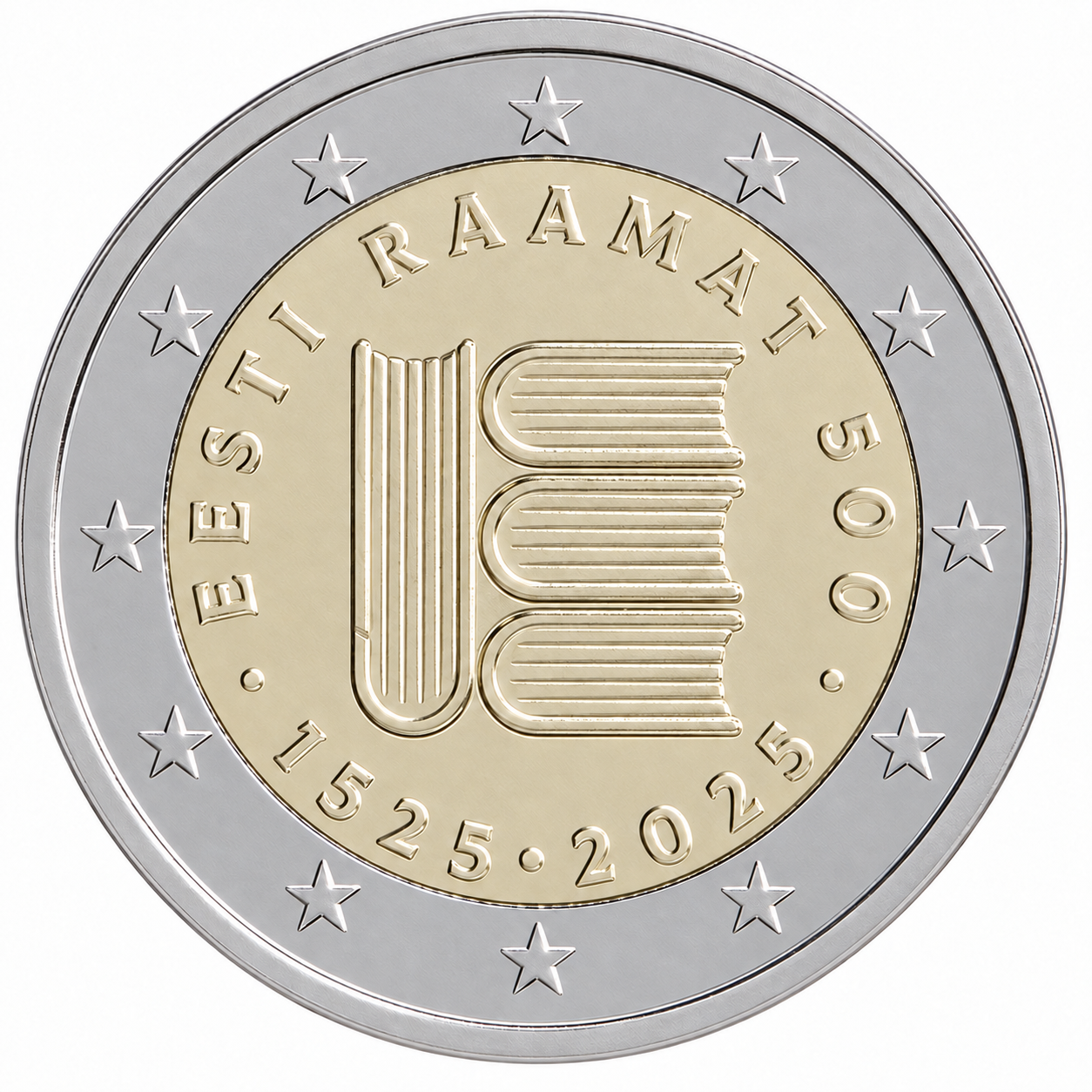 2 Euros Raamat 500 (Uncoloured)